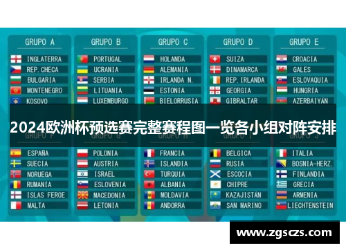2024欧洲杯预选赛完整赛程图一览各小组对阵安排
